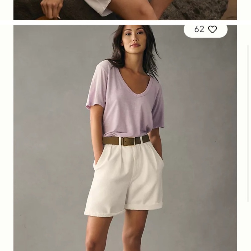 Anthropologie Citizens of Humanity Maritzy Pleated Shorts NWT